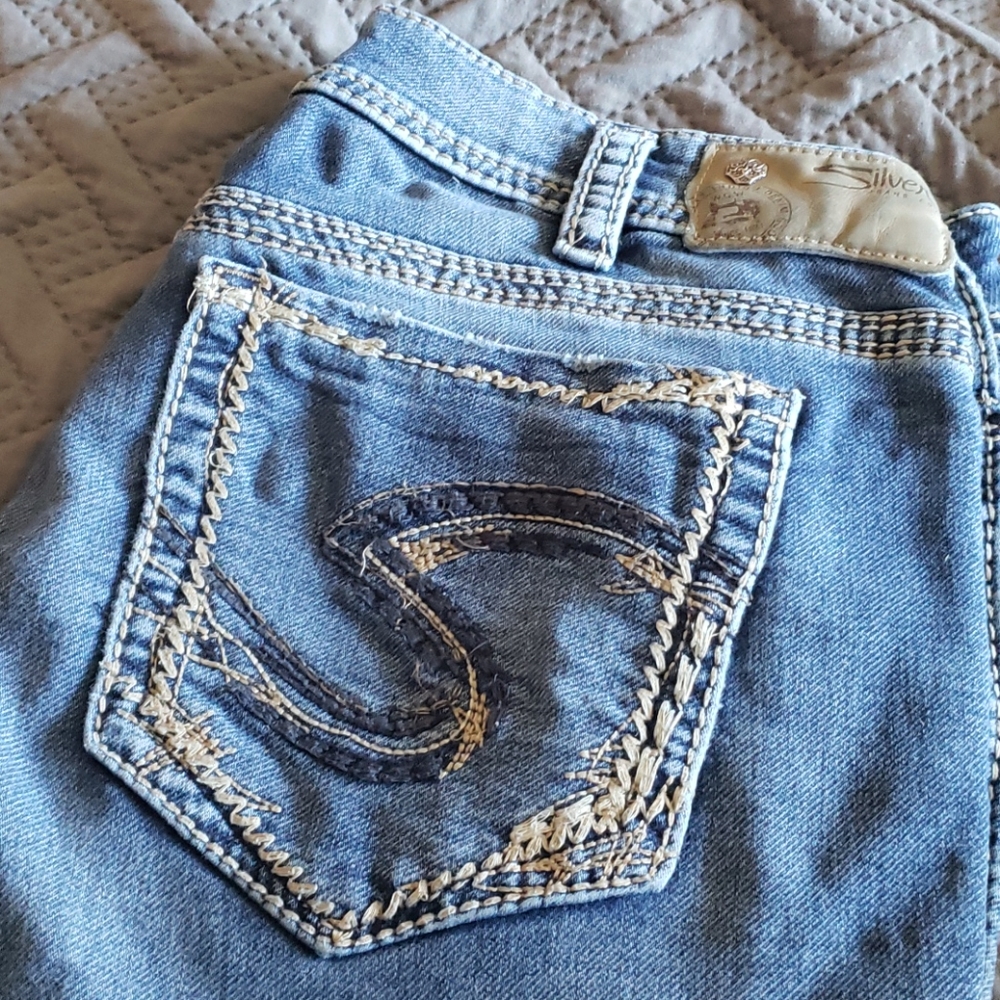 Silver jeans